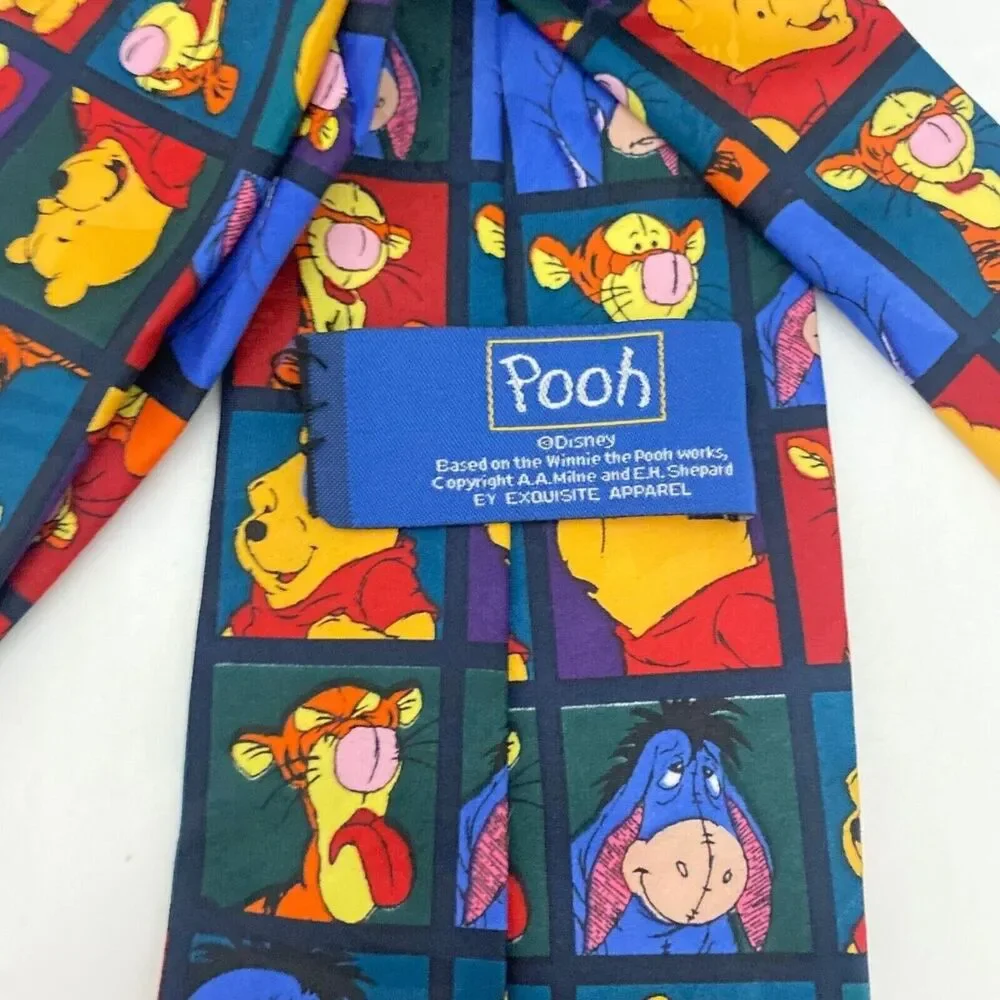 #5660 Disney Pooh  Eyor Tiger Mens Novelty Necktie, Tie 57X4
